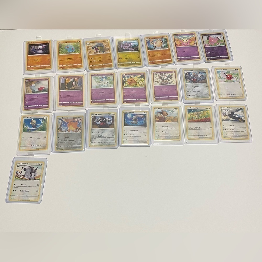 A Set of 22 Pokémon Trading Cards